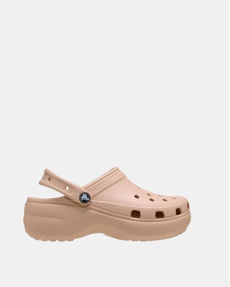 Tamancos Chinelos Mulher Crocs Rosa 206750 CLASSIC PLATFORM CLOG U
