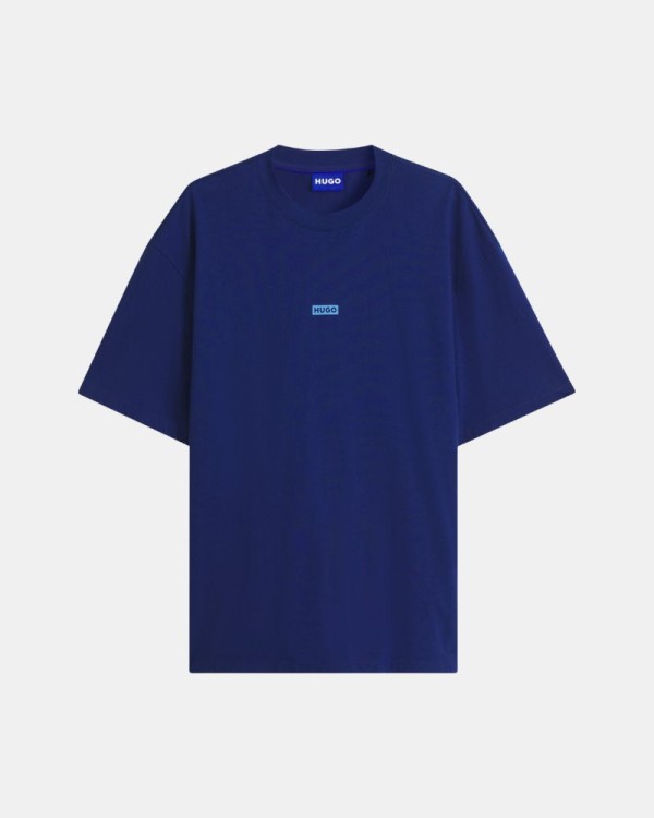Camisetas de manga curta Homem HUGO Azul 50509776 NALONO