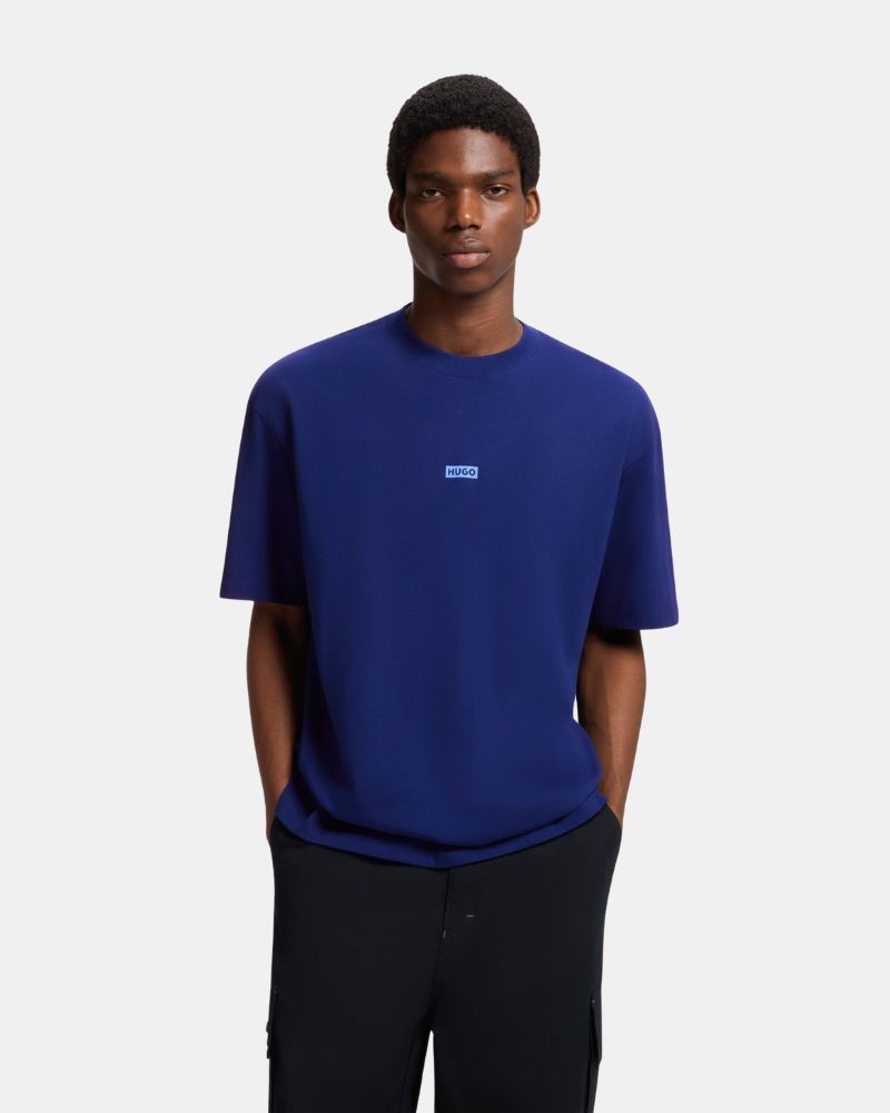 Camisetas de manga curta Homem HUGO Azul 50509776 NALONO