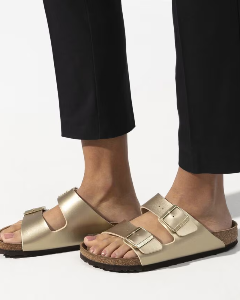 Sandalias Bajas Mujer BIRKENSTOCK Oro 1016111 ARIZONA