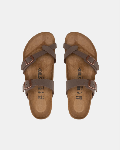 Sandalias Abiertas Mujer BIRKENSTOCK Marrón 71061 MAYARI
