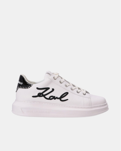Sapatilhas Baixas Mulher Karl Lagerfeld Branco KL62572A KAPRI
