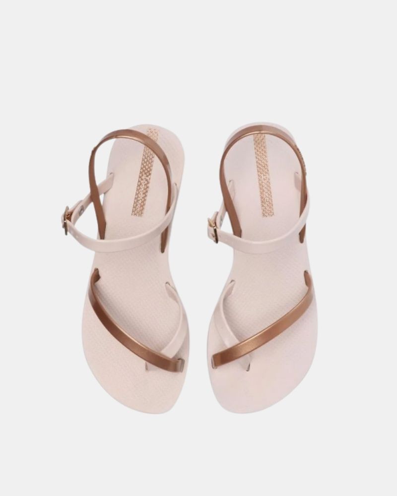 Sandálias de dedo abertas chinelos para mulher IPANEMA bege 82842 FASHION SAND VIII
