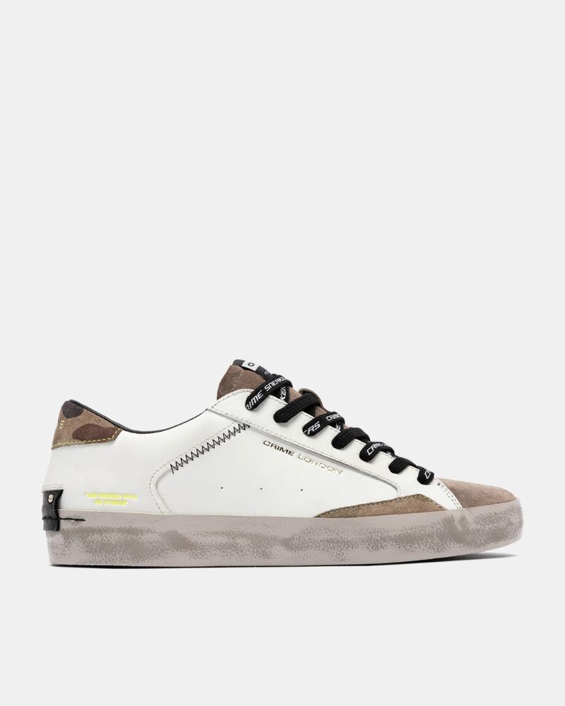 Zapatillas Bajas Hombre Crime London Blanco 10 002 AA9