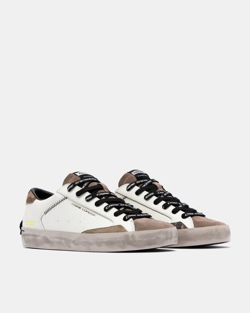 Zapatillas Bajas Hombre Crime London Blanco 10 002 AA9