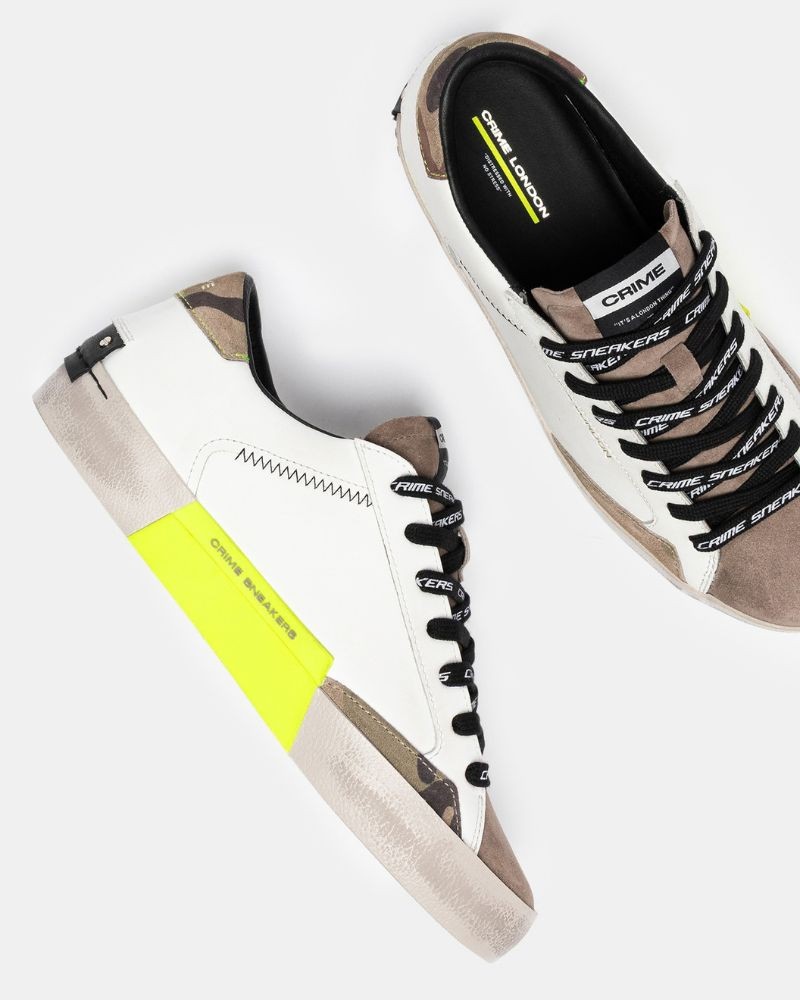 Zapatillas Bajas Hombre Crime London Blanco 10 002 AA9