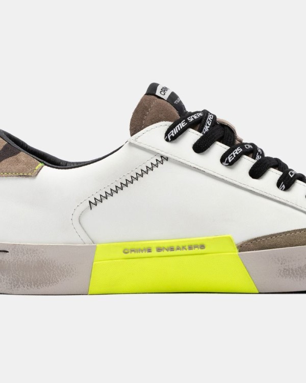Zapatillas Bajas Hombre Crime London Blanco 10 002 AA9