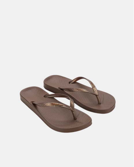 Sandalias De dedo Abiertas Chancletas Mujer IPANEMA Marrón 81030 ANATOMICA TAN