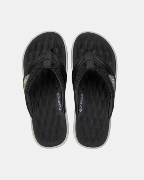 Sandalias De dedo Abiertas Hombre Cartago Negro 12496 CARTAGO MALTA VI THONG AD