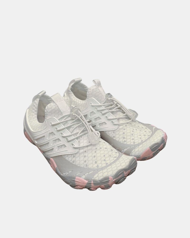 Sapatilhas Baixas Barefoot Femininas RKS Brancas KLIN