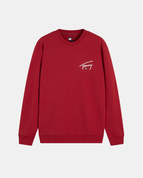 Sudaderas Sin capucha Hombre TOMMY HILFIGER Rojo DM0DM23589XKA