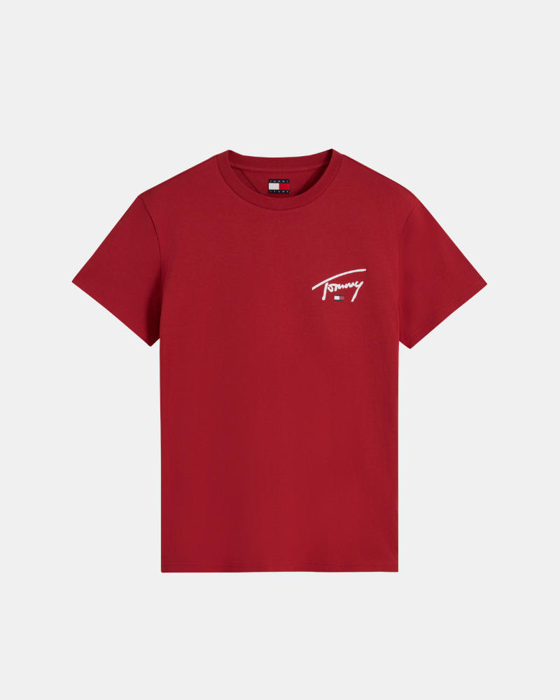 Camisetas Manga corta Hombre TOMMY HILFIGER Rojo DM0DM23550XKA