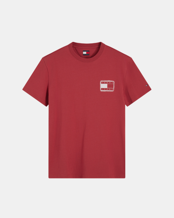 Camisetas Manga curta Homem TOMMY HILFIGER Vermelho DM0DM23886XKA