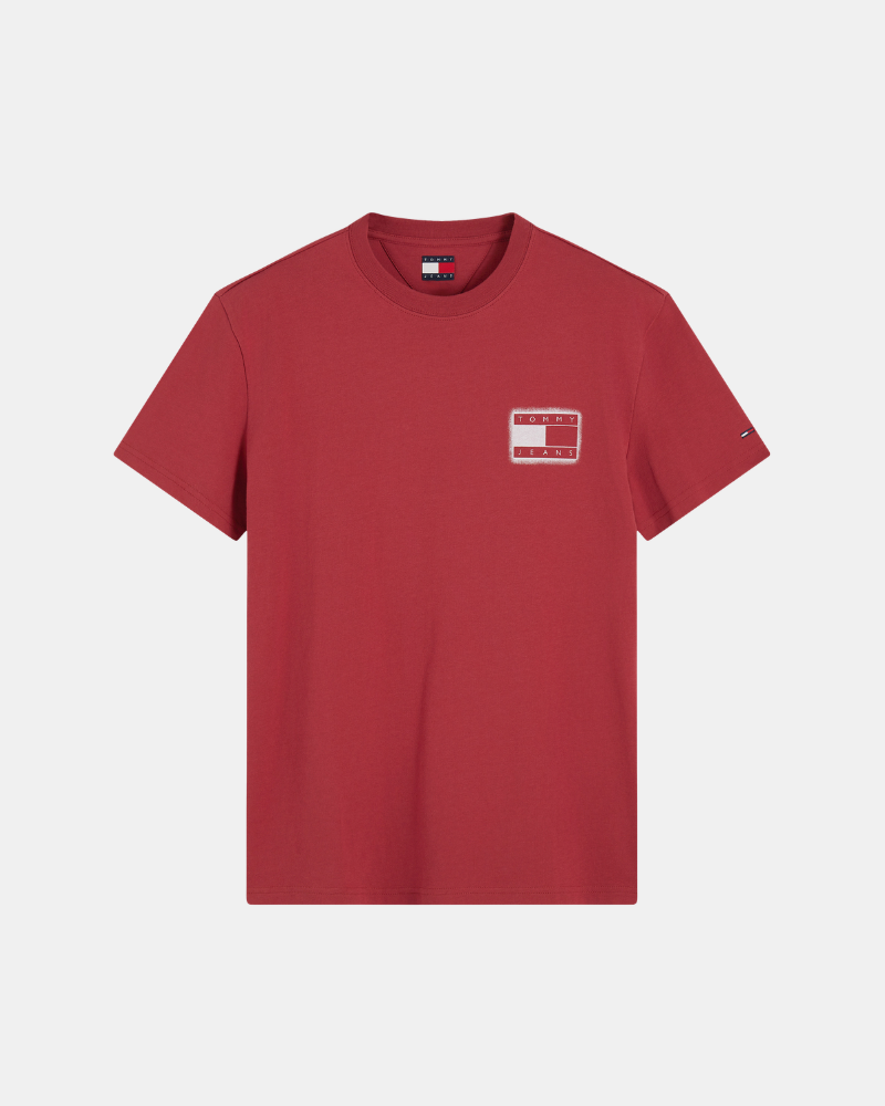 Camisetas Manga curta Homem TOMMY HILFIGER Vermelho DM0DM23886XKA