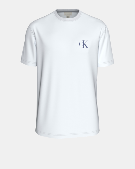Camisetas Manga corta Hombre CALVIN KLEIN Blanco LV04RJ817GYAF