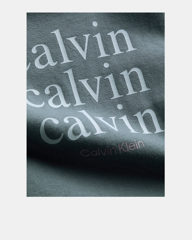 Camisetas Manga corta Hombre CALVIN KLEIN Azul LV04RJ816GCKP