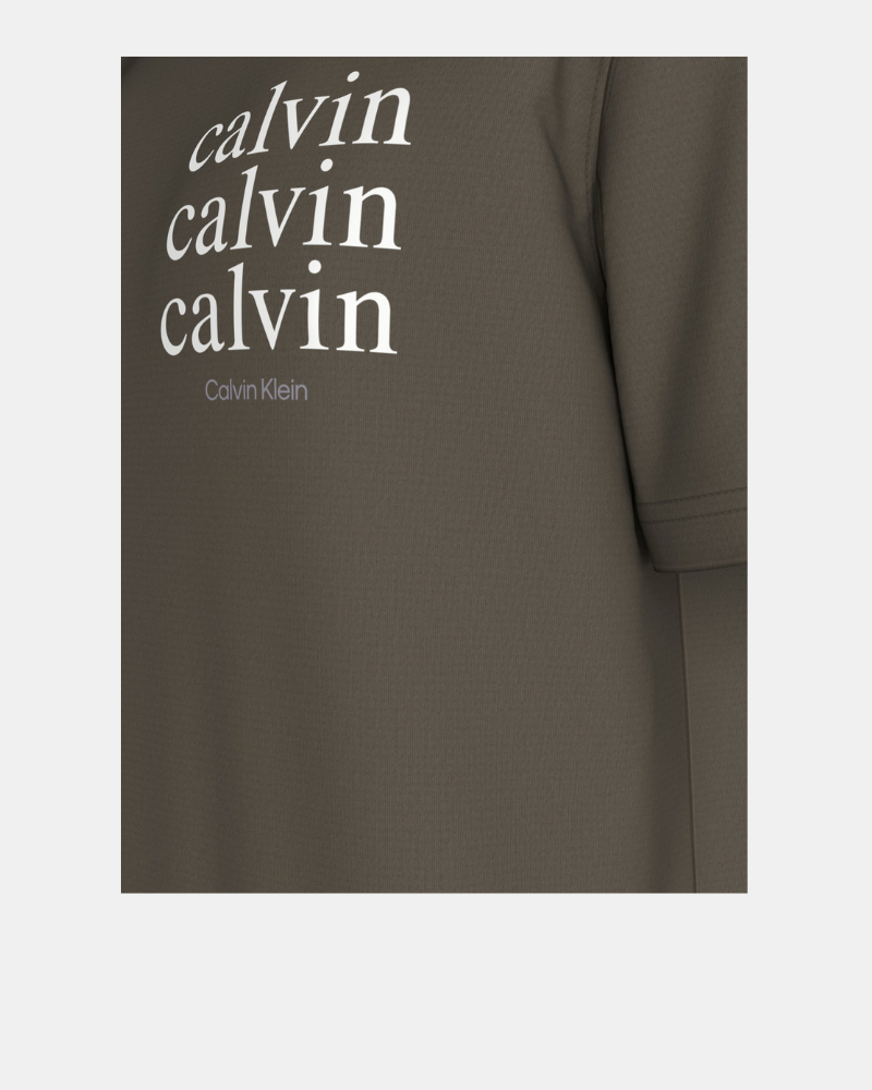 Camisetas Manga corta Hombre CALVIN KLEIN Verde LV04RJ816GT27