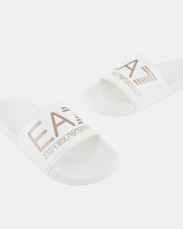 Sandalias Chancletas Mujer EA7 Blanco 7X000108 AF15118