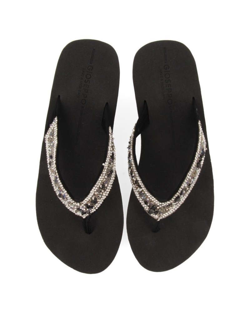  Sandalias De dedo Chancletas Mujer GIOSEPPO Negro 65731 MEZZAGO