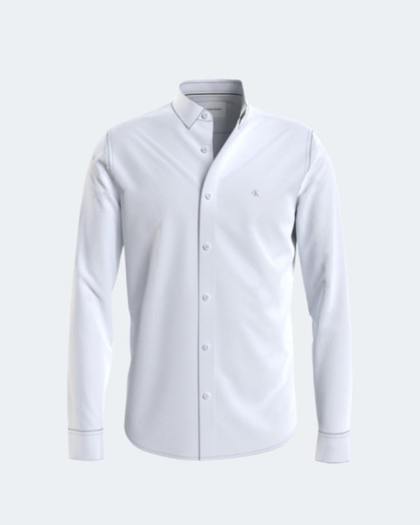 Camisas Homem CALVIN KLEIN Branco J30J319065YAF