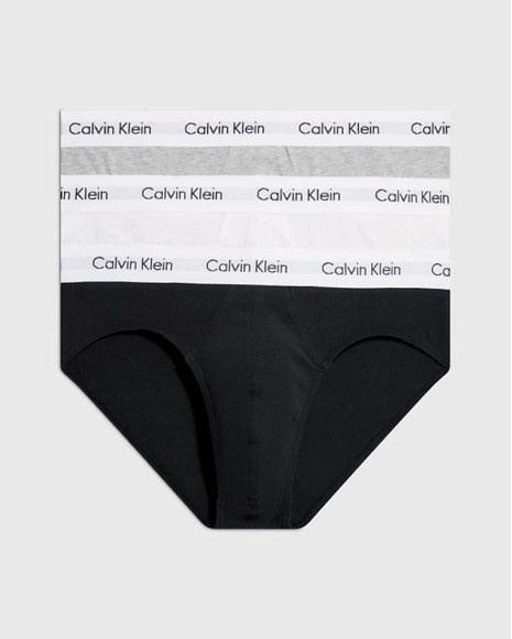  Ropa interior Slips Hombre CALVIN KLEIN Multicolor 0000U2661G 3P HIP BRIEF