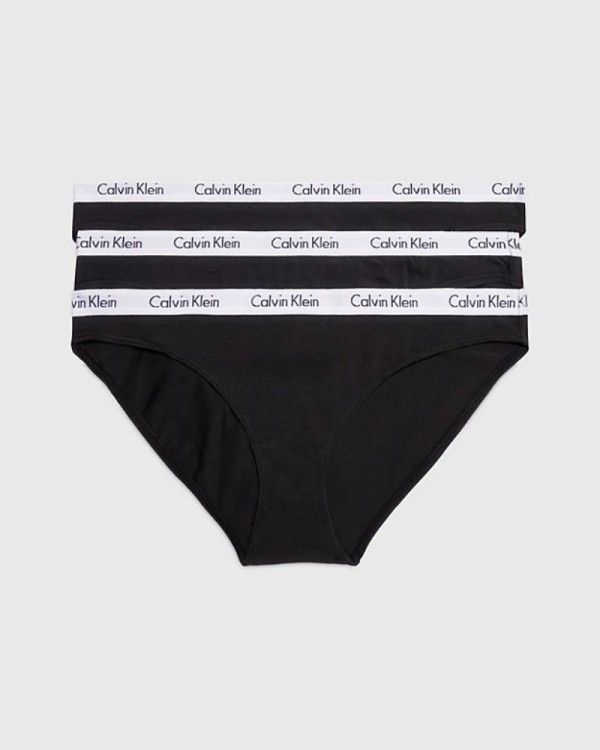 Roupa Interior Parte de Baixo Mulher CALVIN KLEIN Preto 000QD3588E 3P Biquíni