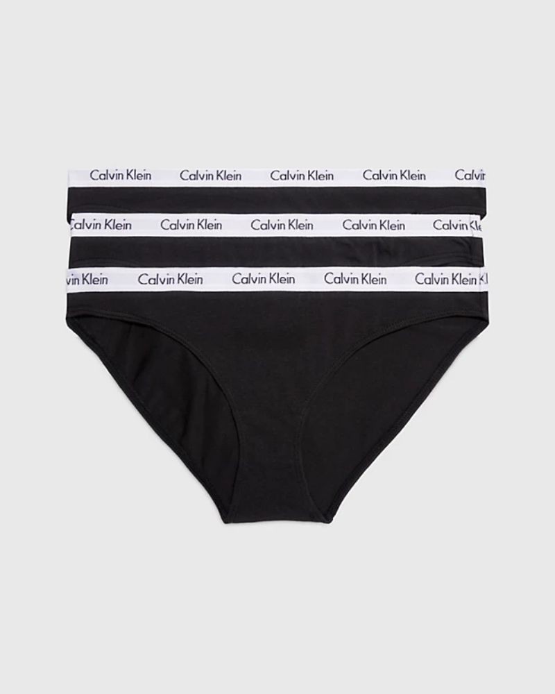 Roupa Interior Parte de Baixo Mulher CALVIN KLEIN Preto 000QD3588E 3P Biquíni