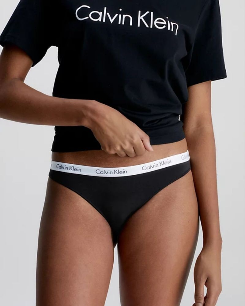 Roupa Interior Parte de Baixo Mulher CALVIN KLEIN Preto 000QD3588E 3P Biquíni