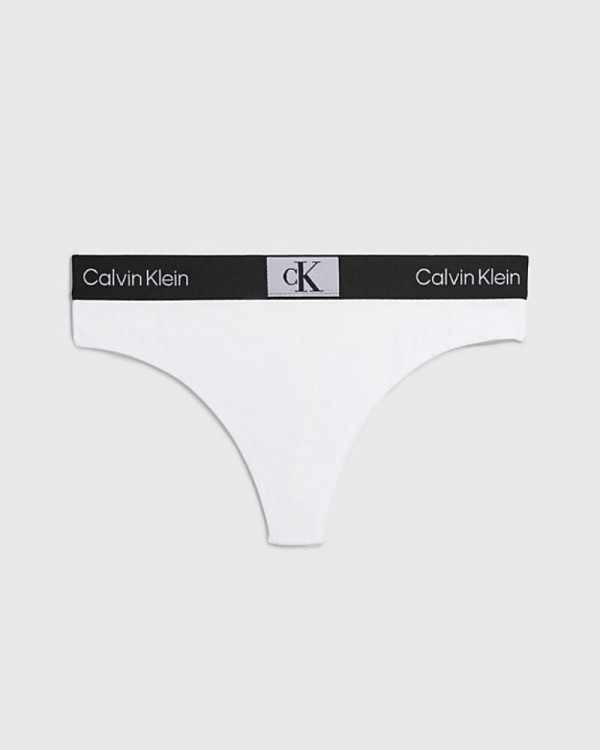  Ropa interior Partes de abajo Mujer CALVIN KLEIN Blanco 000QF7221E100 MODERN THONG