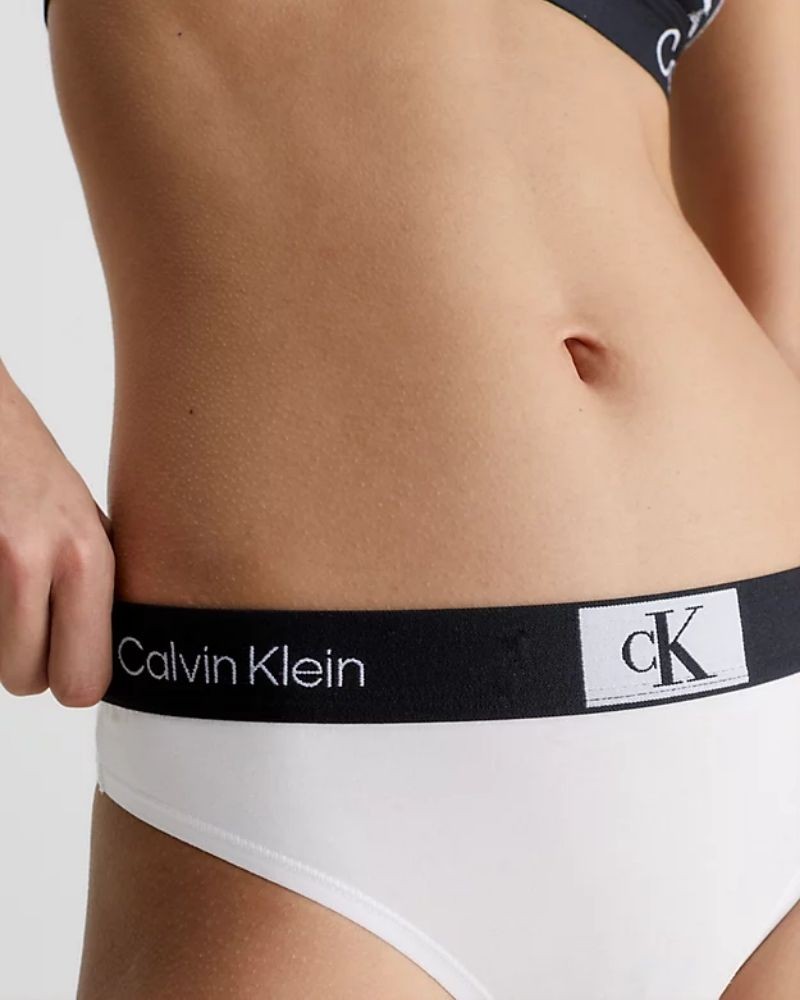  Ropa interior Partes de abajo Mujer CALVIN KLEIN Blanco 000QF7221E100 MODERN THONG
