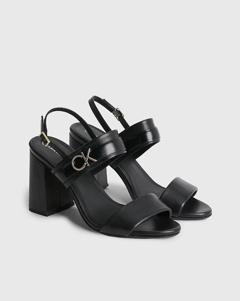CALVIN KLEIN HW0HW01486BEH Sandálias Abertas para Festa Mulher Preto