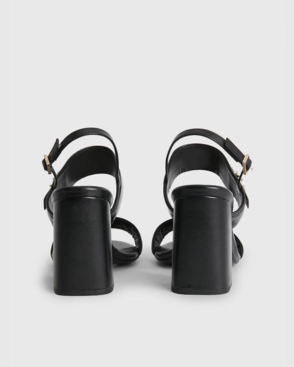 CALVIN KLEIN HW0HW01486BEH Sandálias Abertas para Festa Mulher Preto