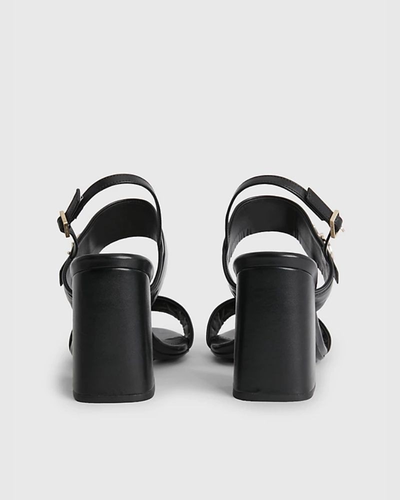 CALVIN KLEIN HW0HW01486BEH Sandálias Abertas para Festa Mulher Preto