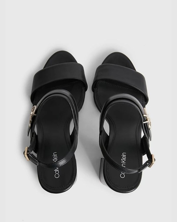 CALVIN KLEIN HW0HW01486BEH Sandálias Abertas para Festa Mulher Preto