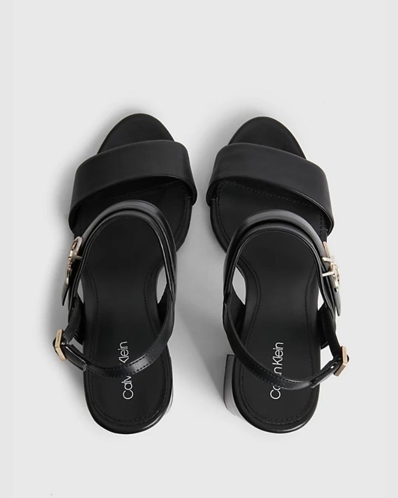 CALVIN KLEIN HW0HW01486BEH Sandálias Abertas para Festa Mulher Preto