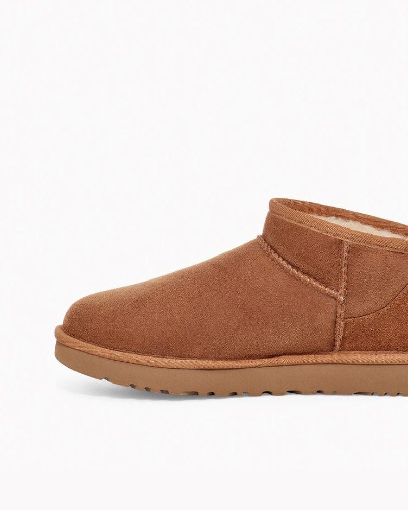 Botas UGG Australianas de Pele Mulher Castanhas 1116109 CLASSIC ULTRA MINI