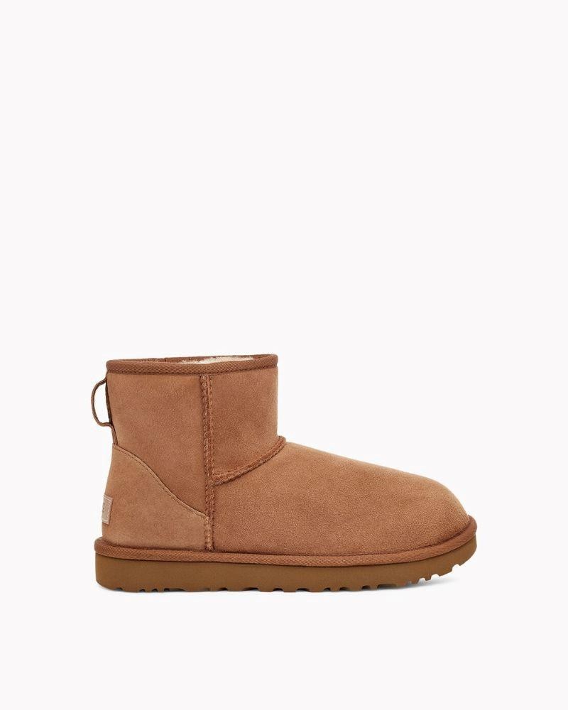 Botas de Pele Australiana Mulher UGG Castanho 1016222 CLASSIC MINI