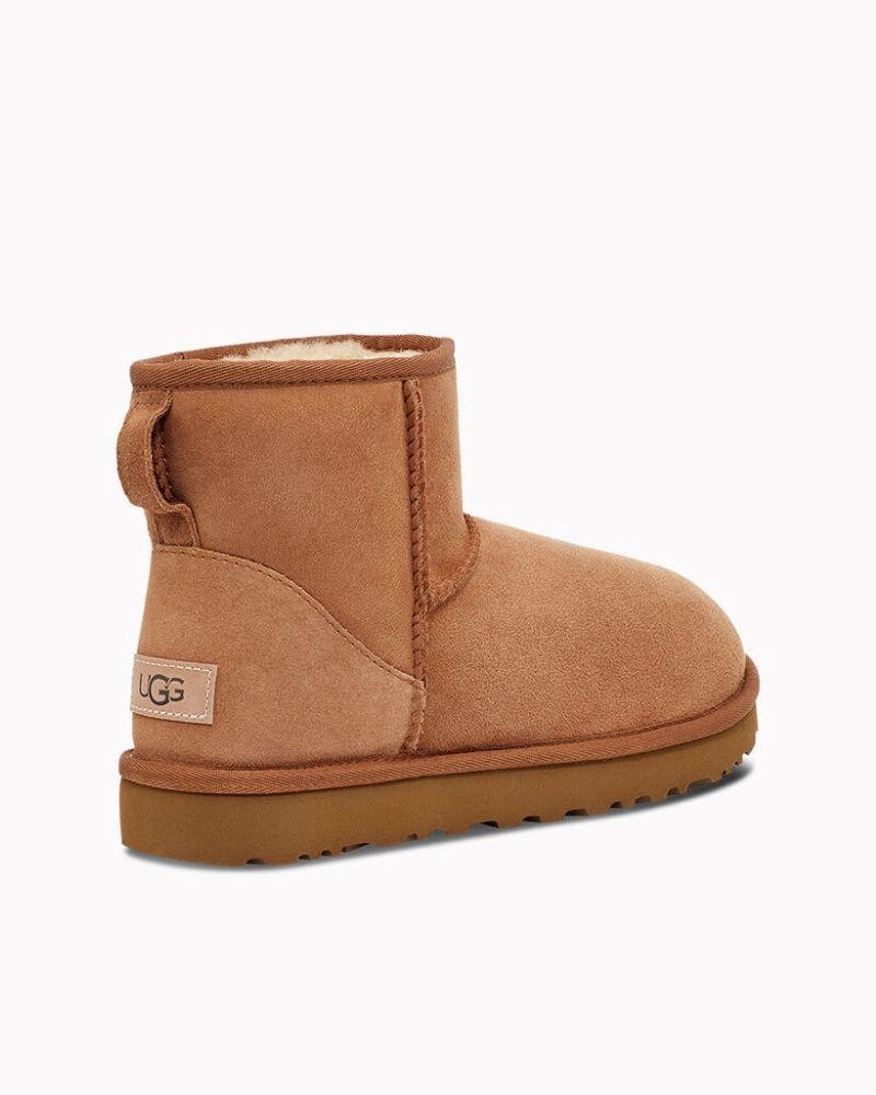 Botas de Pele Australiana Mulher UGG Castanho 1016222 CLASSIC MINI