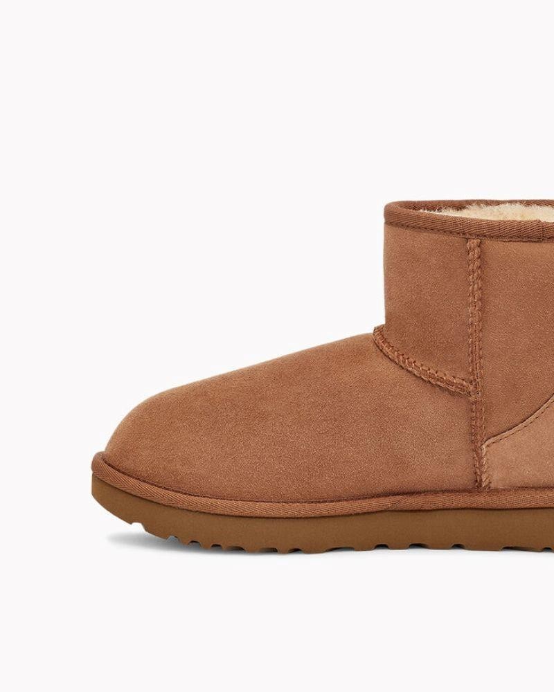 Botas de Pele Australiana Mulher UGG Castanho 1016222 CLASSIC MINI