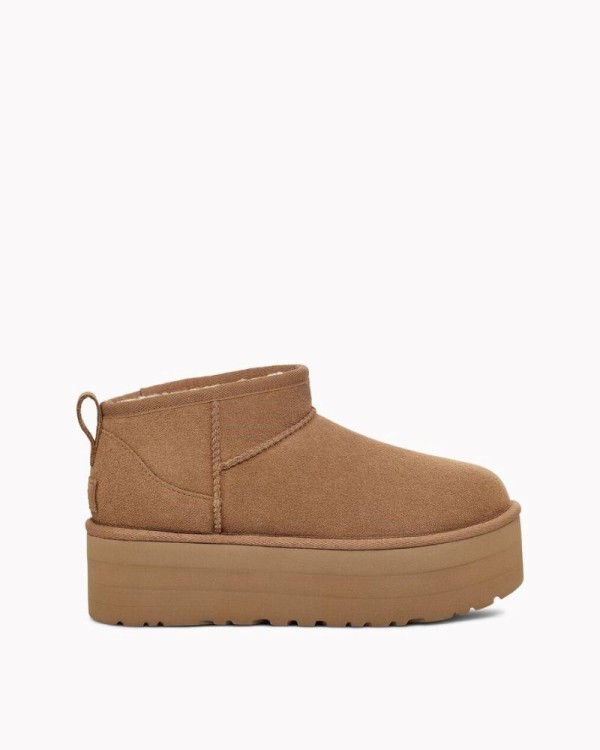 Botas de Pelelo Australiano Mulher UGG Castanho 1135092 CLASSIC ULTRA MINI