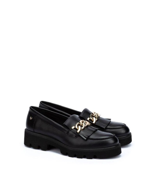 MARTINELLI HERMOSILLA 1568 A665P1 Sapatos Mocassins Mulher Preto Made In Spain.