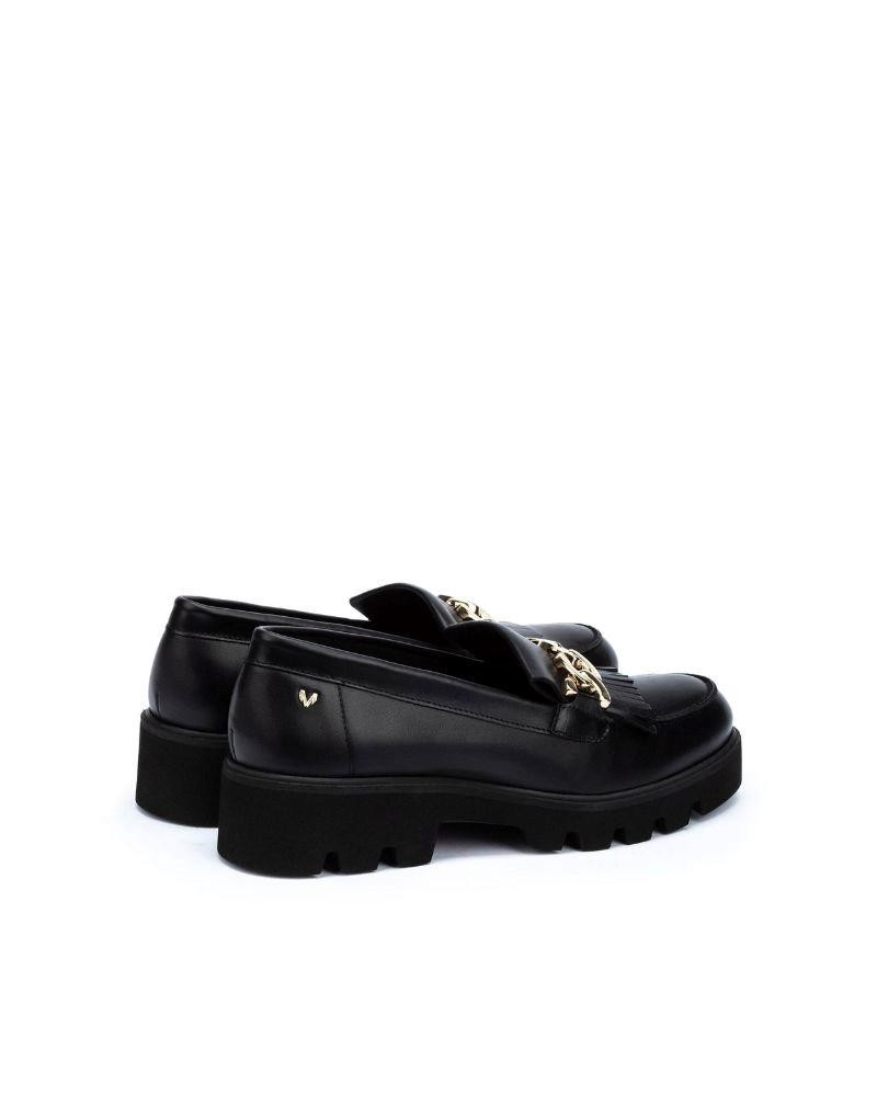 MARTINELLI HERMOSILLA 1568 A665P1 Sapatos Mocassins Mulher Preto Made In Spain.