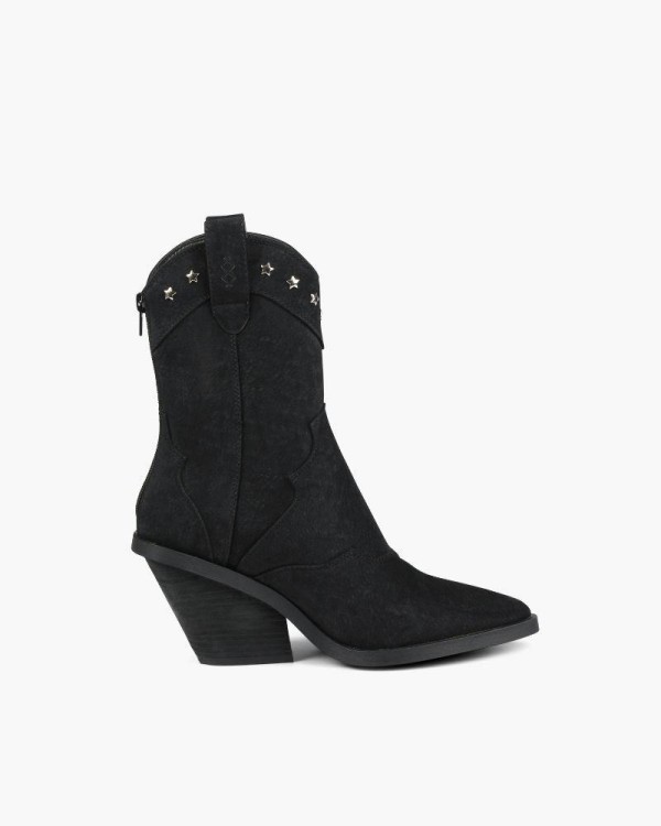 Botas Cowboy Mim WAKANA Feminino Preto