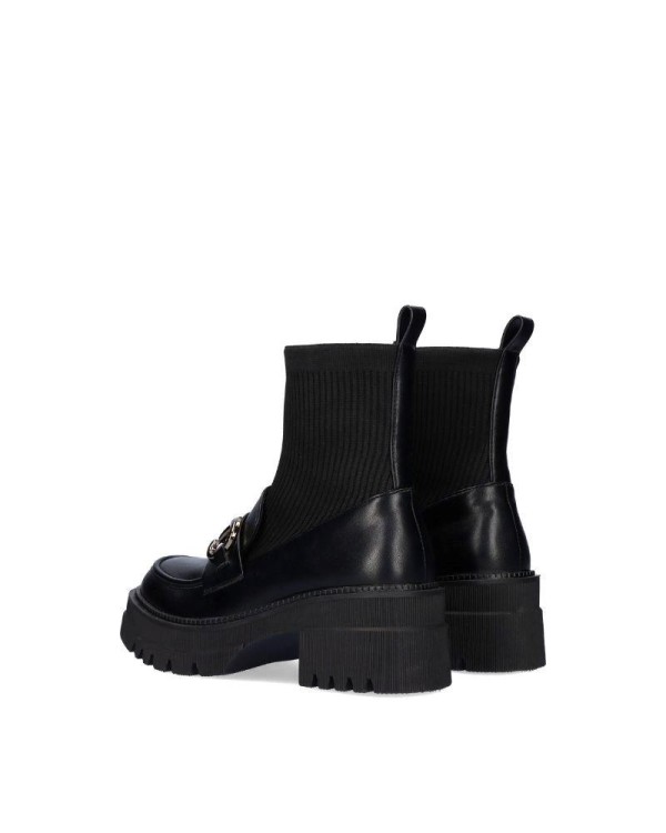  Zapatos Mocasines Mujer EXE Negro B079 H227