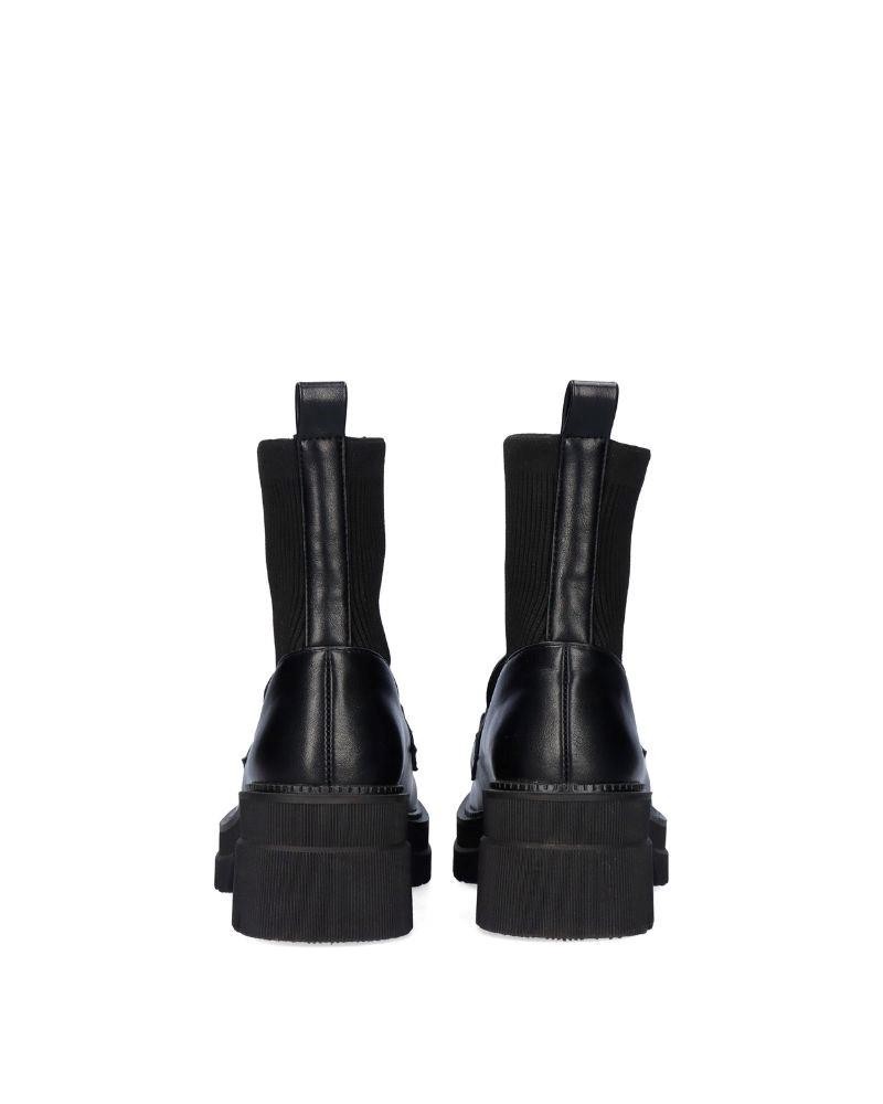  Zapatos Mocasines Mujer EXE Negro B079 H227