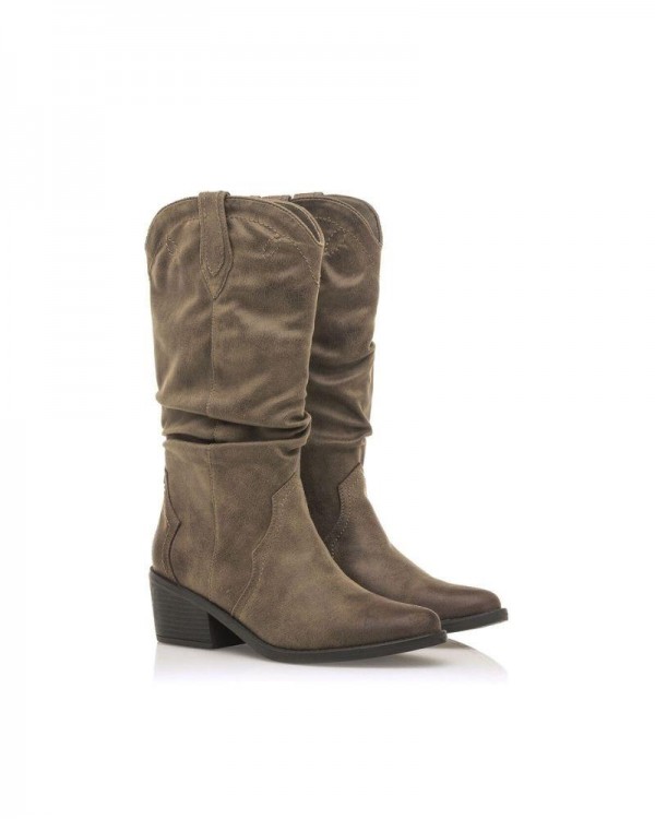 Botas Cowboy Mulher MUSTANG Beige 51971 COWBOY