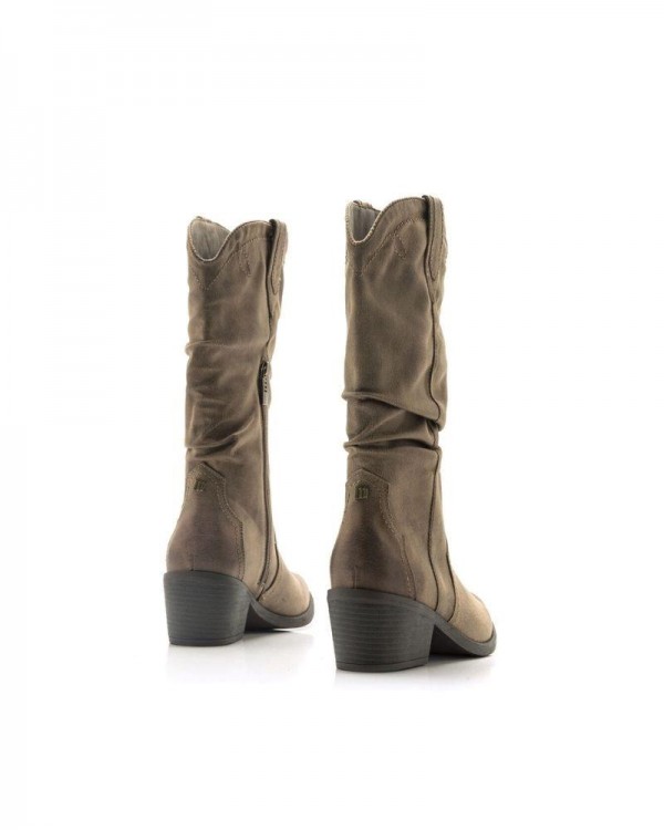 Botas Cowboy Mulher MUSTANG Beige 51971 COWBOY