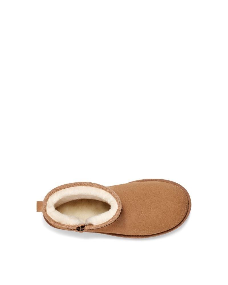 Botas UGG Australianas de pelelo Mulher Castanho 1151230 MINI BAILEY ZIP