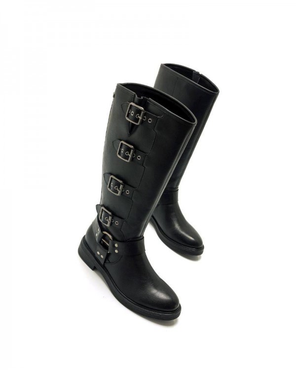  Botas Altas Mujer MUSTANG Negro 59562 BRUNA