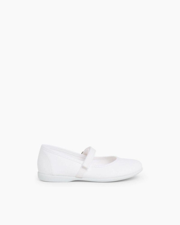 Sapatos Bailarinas Infantil Pisamonas Branco 0322